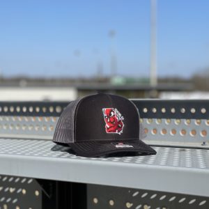 State of Georgia Trucker Hat with Macon Bacon logo